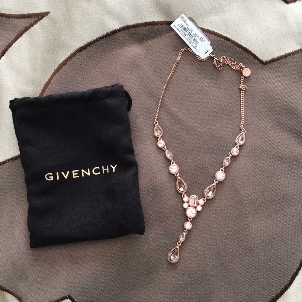 Rose gold Givenchy dangling necklace